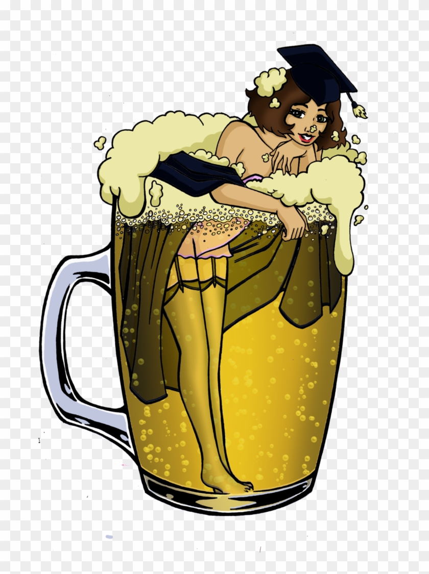 Pin Up Beer Png - Pin Up Girls Beer Clipart