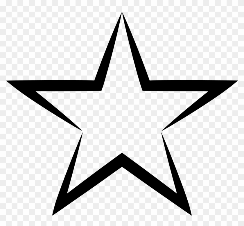 Download Png - Star Outline Vector Png Clipart