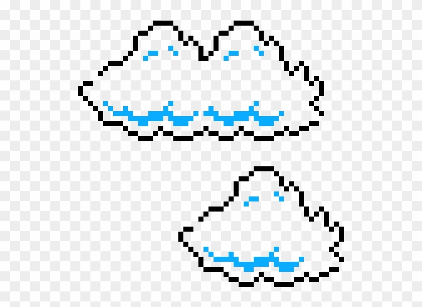 Super Mario Bros Cloud Sprites - Super Mario Bros Cloud Png Clipart #676758