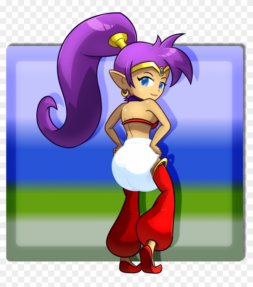 Shantae Showing Off - Cartoon Clipart #676815