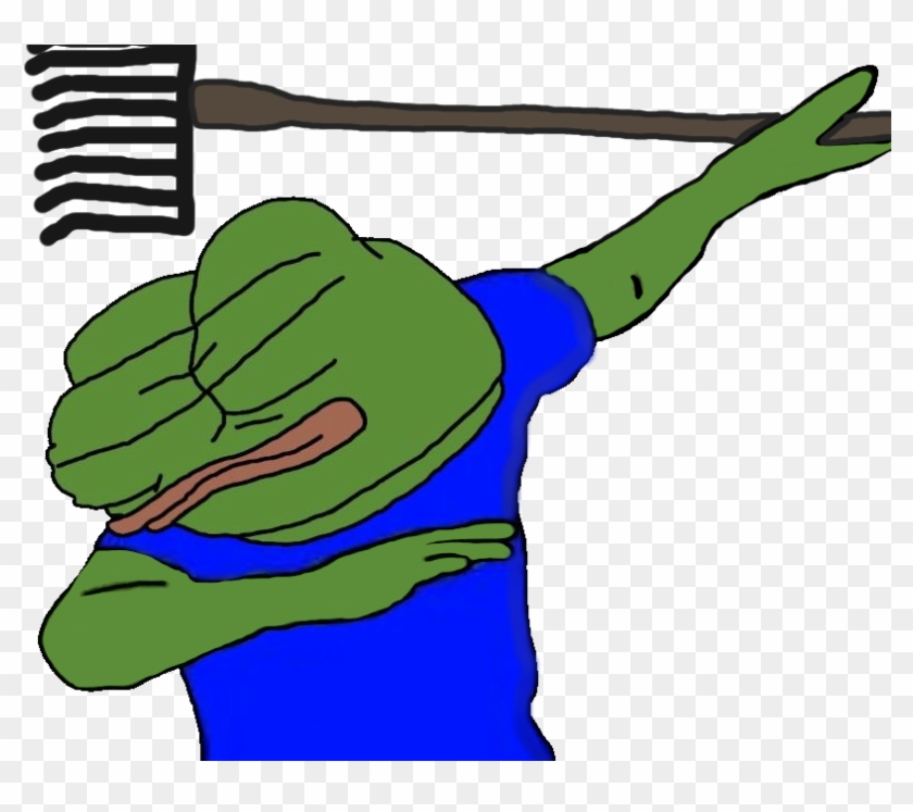 View Day Of The Rake , - Dabbing Pepe Png Clipart