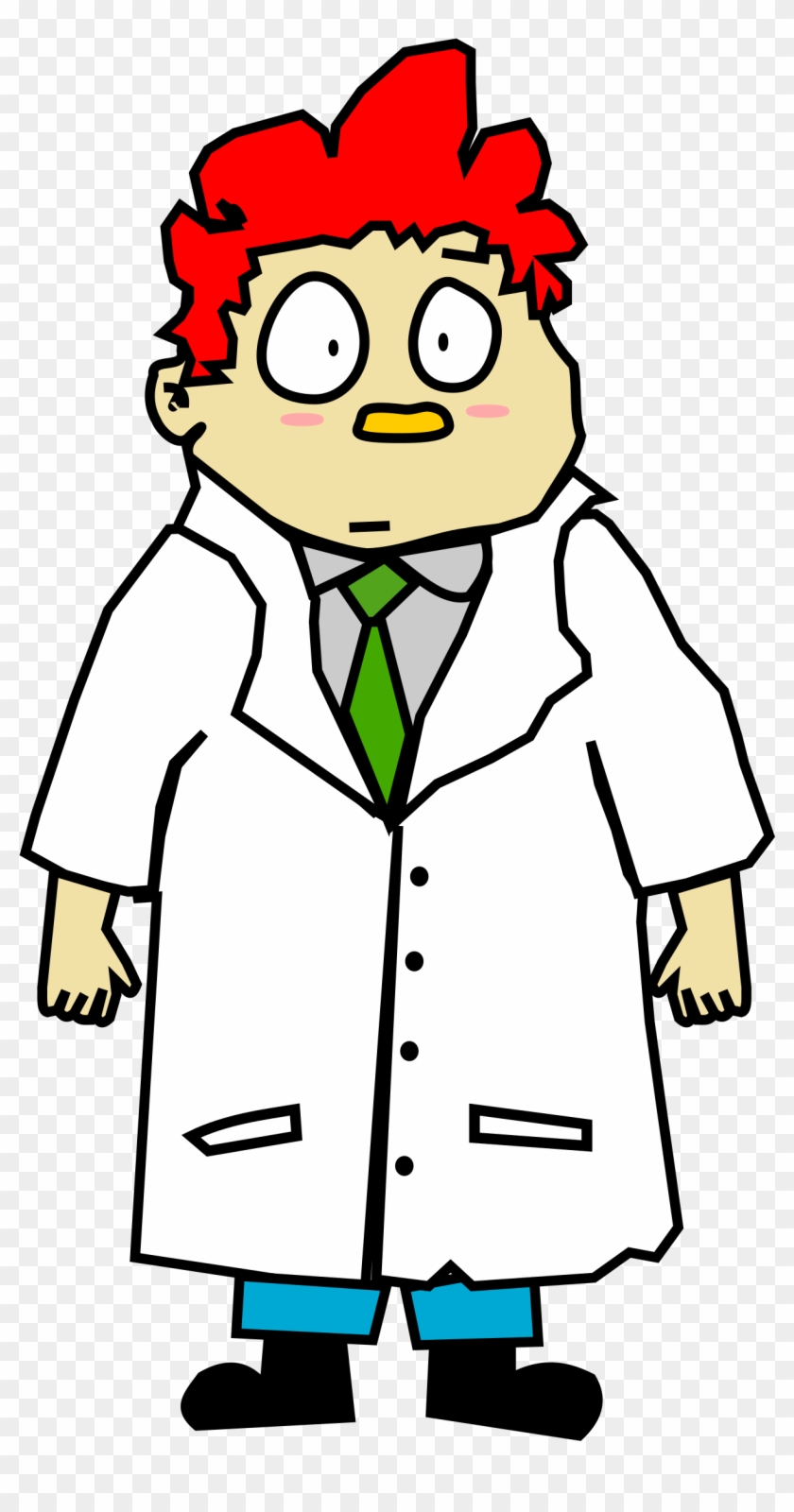 Jpg Stock Clipart Guy Big Image Png - Scientist Cartoon Png Transparent Png