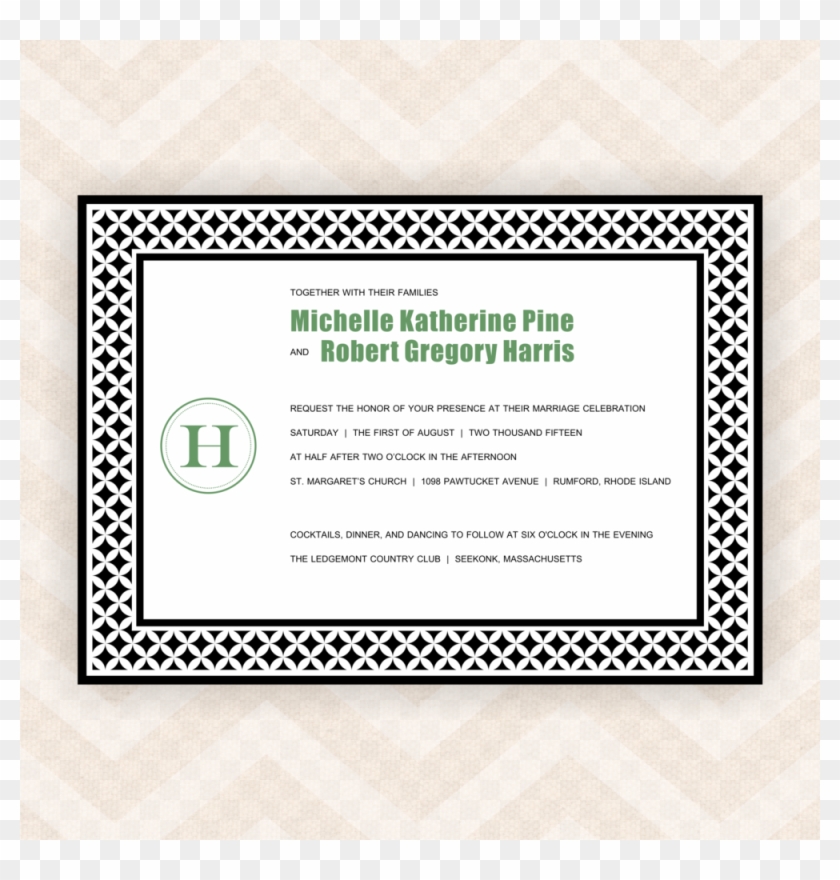 Modern Diamond Studio Collection Invite - Rissani Clipart