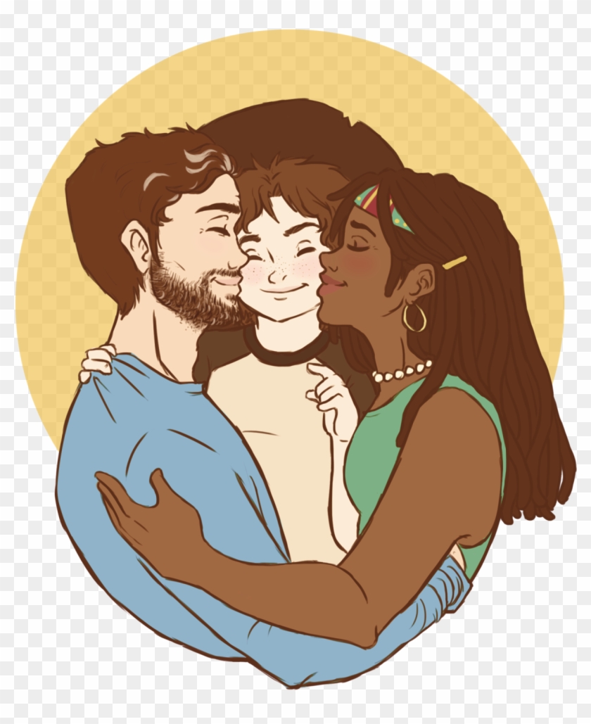 The Walking Dead Art - Walking Dead Rick X Michonne Clipart #677170