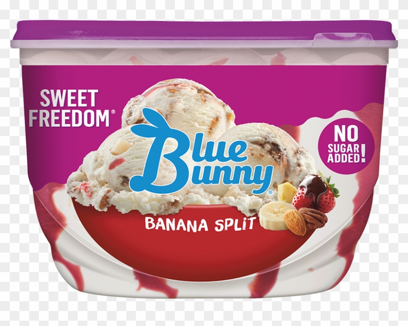 Sweet Freedom® Banana Split - Blue Bunny Ice Cream Banana Split Clipart #677228