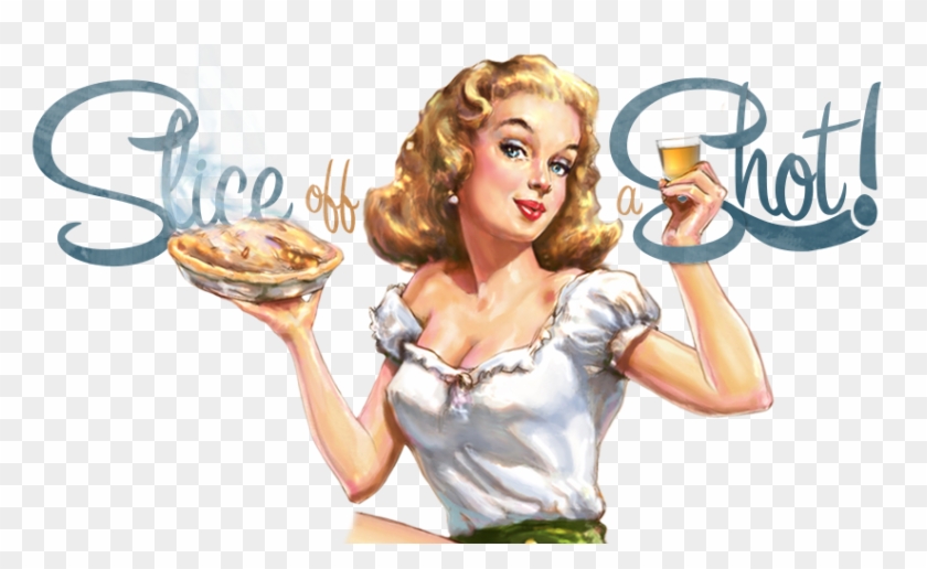 Home Apple Girl - Piehole Whiskey Pin Up Clipart #677288