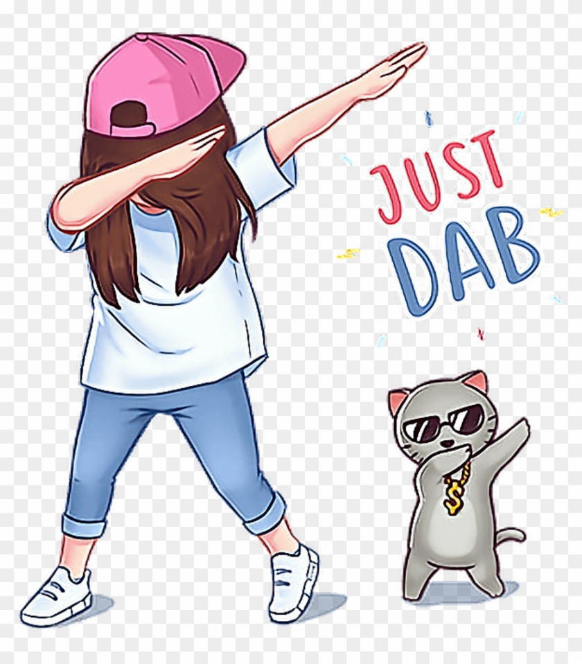 Dab Hippop Cat Meow Clipart