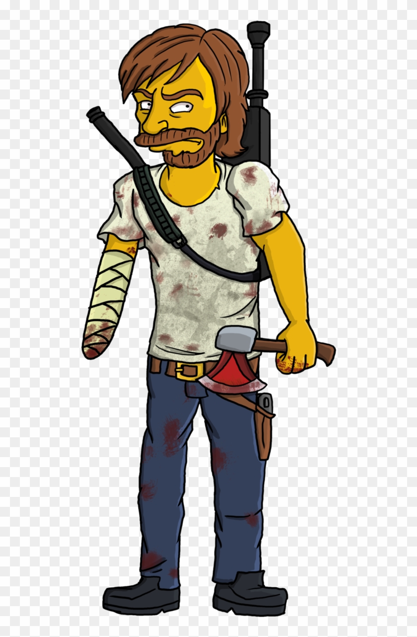 The Walking Dead Clipart Rick Grimes - Rick Grimes Cartoon - Png Download #677682