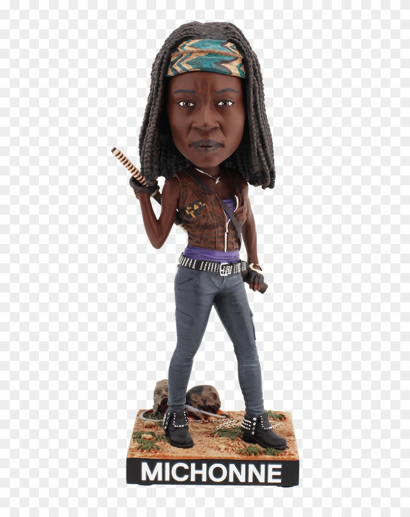 The Walking Dead - Michonne Walking Dead Bobblehead Clipart #677738