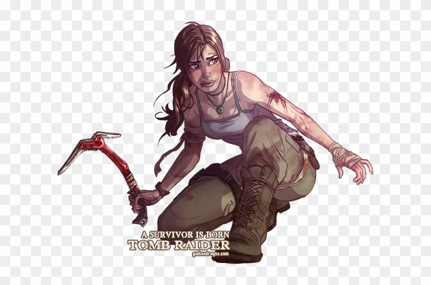 Lara Croft Raider Classic - Lara Croft Reboot Fanart Clipart #678672