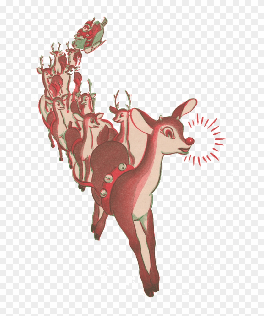 Free Printable Rudolph The Red Nosed Reindeer Vintage - Rudolph The Red Nosed Reindeer 1949 Sheet Music Clipart #678700