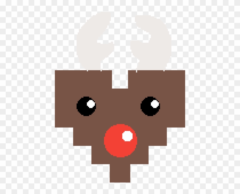 Pixilart Rudolph Logo - 8 Bit Love Gif Clipart #678736