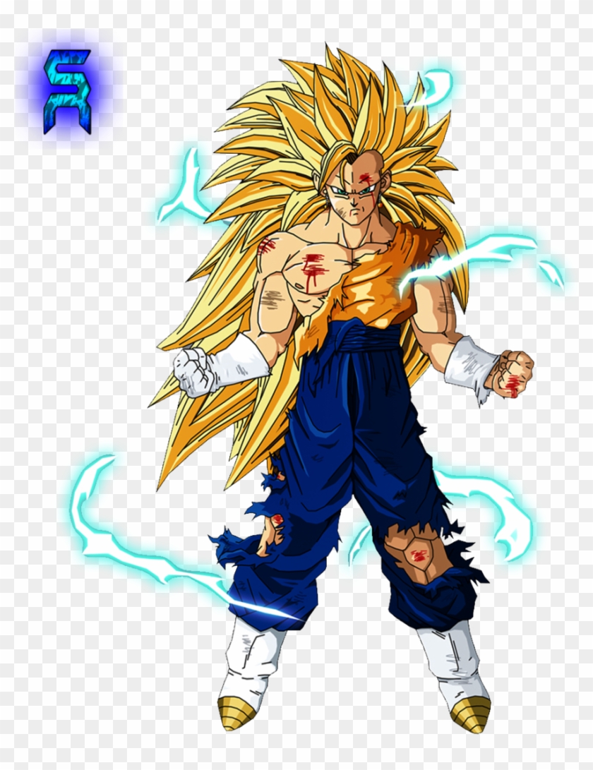 Vegito Super Ssj 3 - Vegetto Super Sayayin 3 Clipart