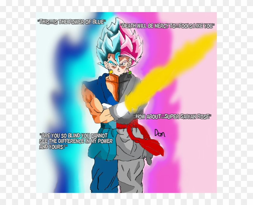 Vegito Blue/vegito Rosé - Vegeto Blue Et Rosé Clipart