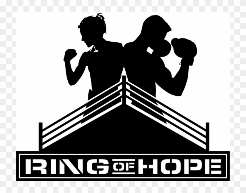 Ring Of Hope Youth Mentor Boxing Program - Silhouette Clipart