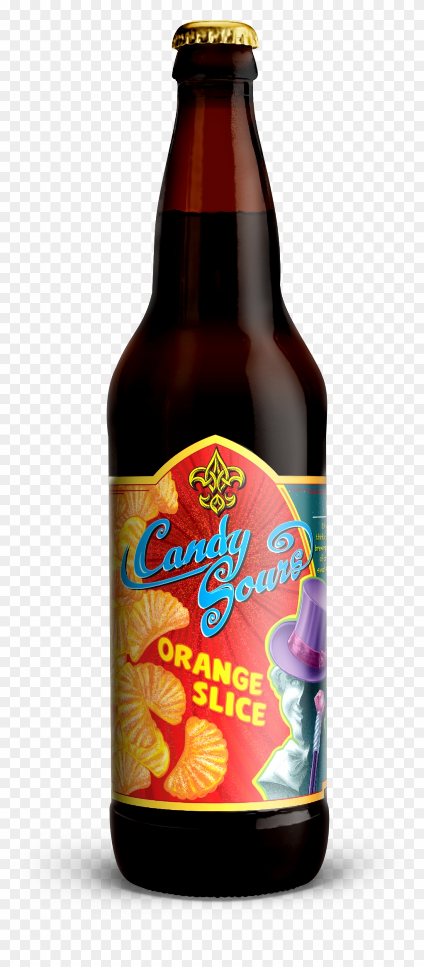 Orange Slice Bottle - Beer Bottle Clipart #679347