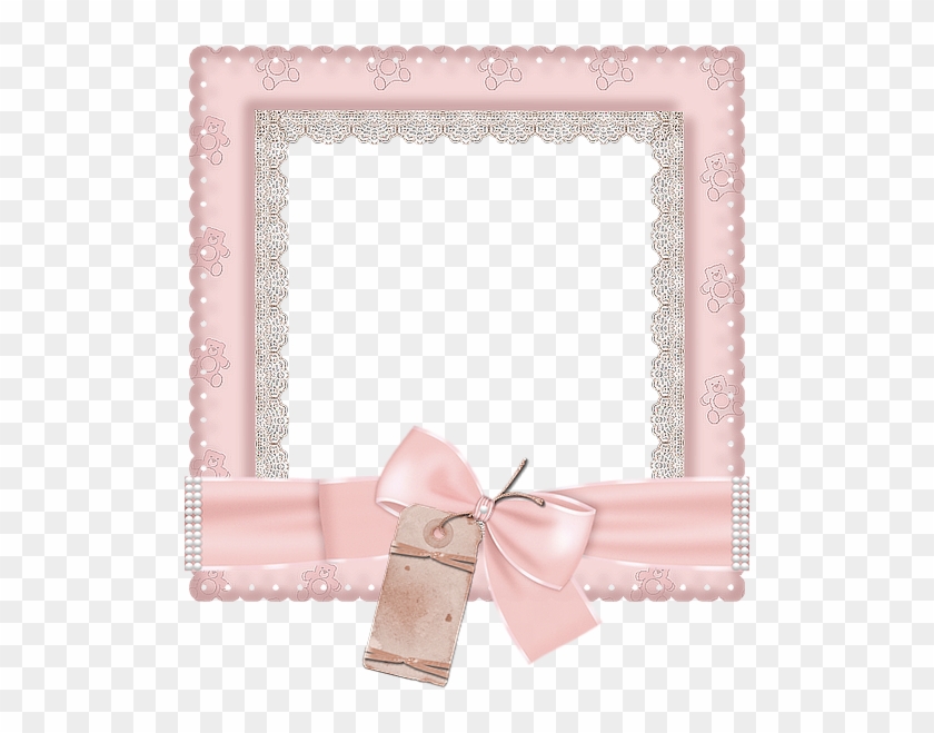Cute Pink Transparent Frame - Cute Frame Transparent Background Clipart #679348