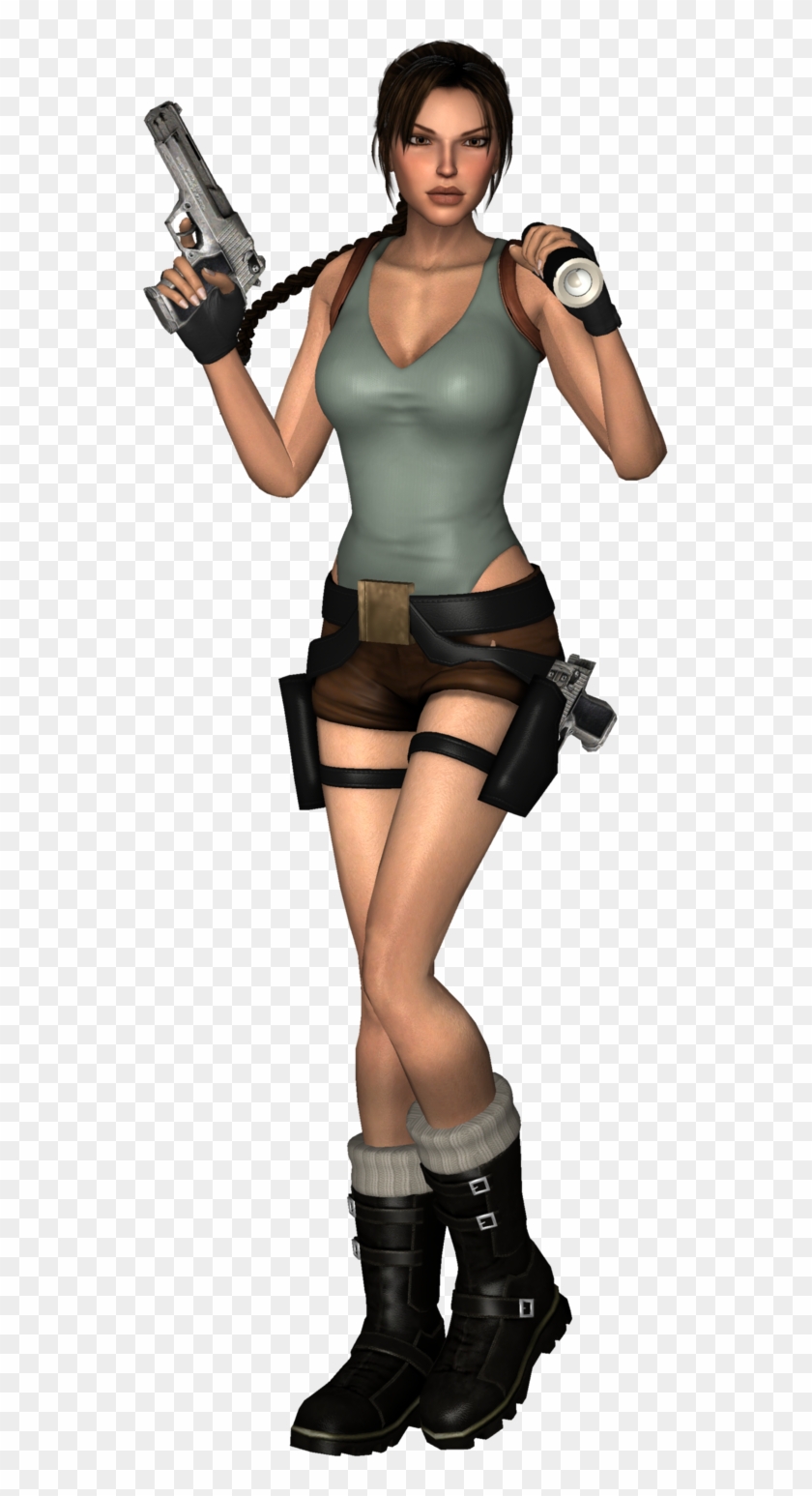 Best Free Lara Croft Transparent Png Image - Stocking Clipart #679379