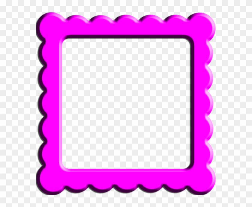 Pink-frame - Pink Picture Frame Clipart - Png Download #679653
