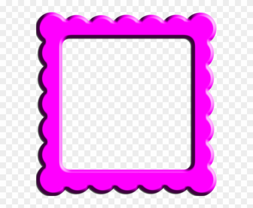 Pink-frame - Pink Picture Frame Clipart - Png Download