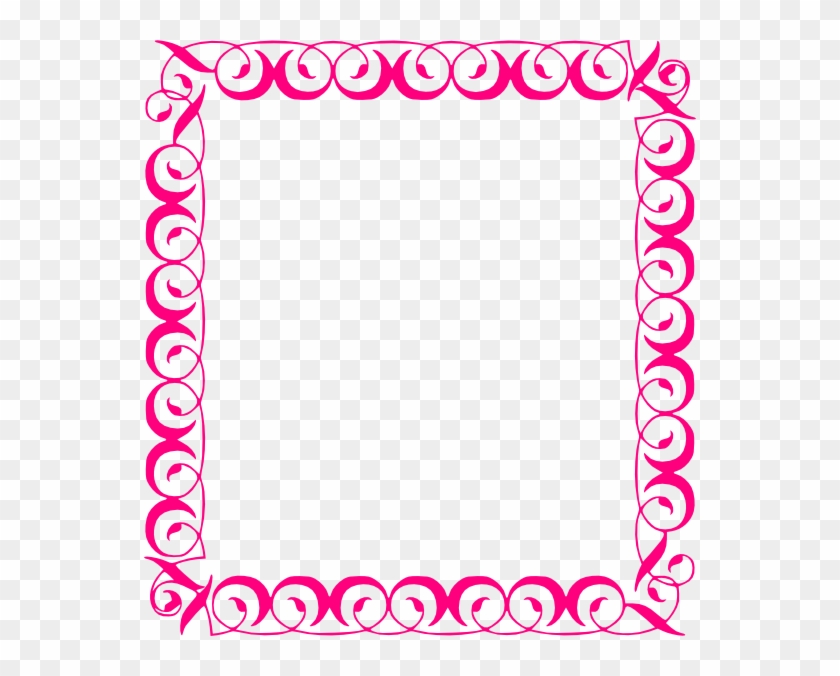 Pink Border Clipart - Border Clip Art - Png Download #679792
