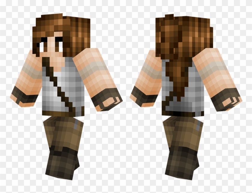 Lara Croft - Minecraft Skins Lumberjack Clipart #679845