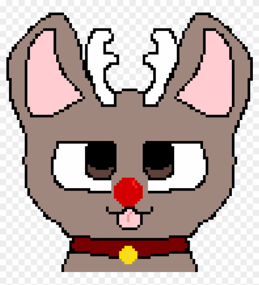 Rudolph Dog - Cartoon Clipart