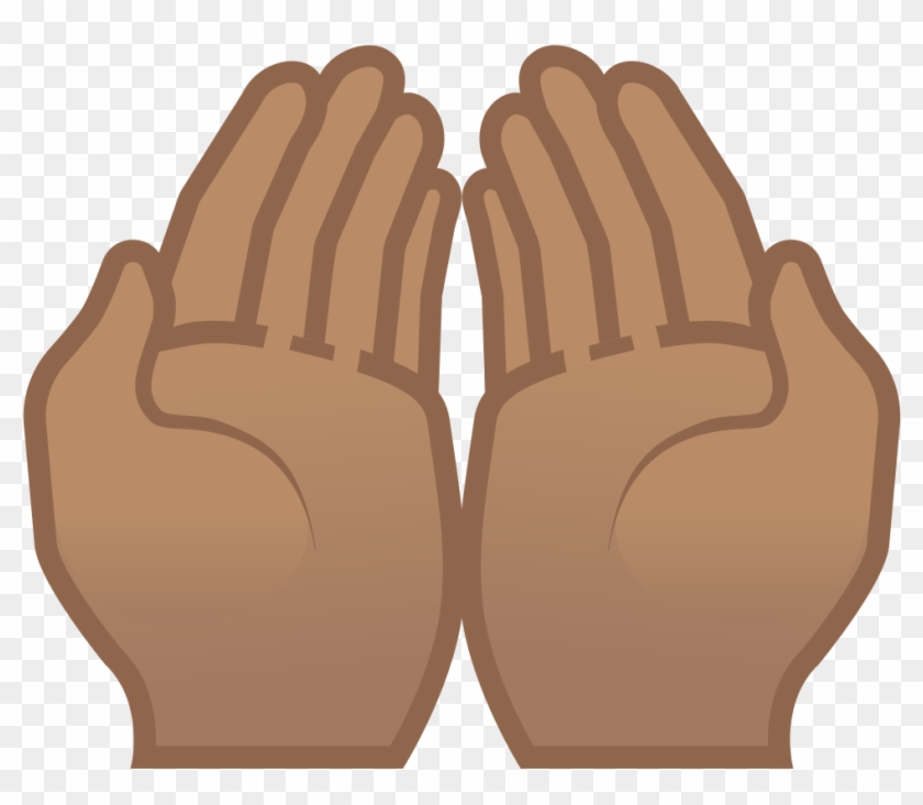 Hands Together Emoji Emoji World - Emojis De Manos Juntas Clipart