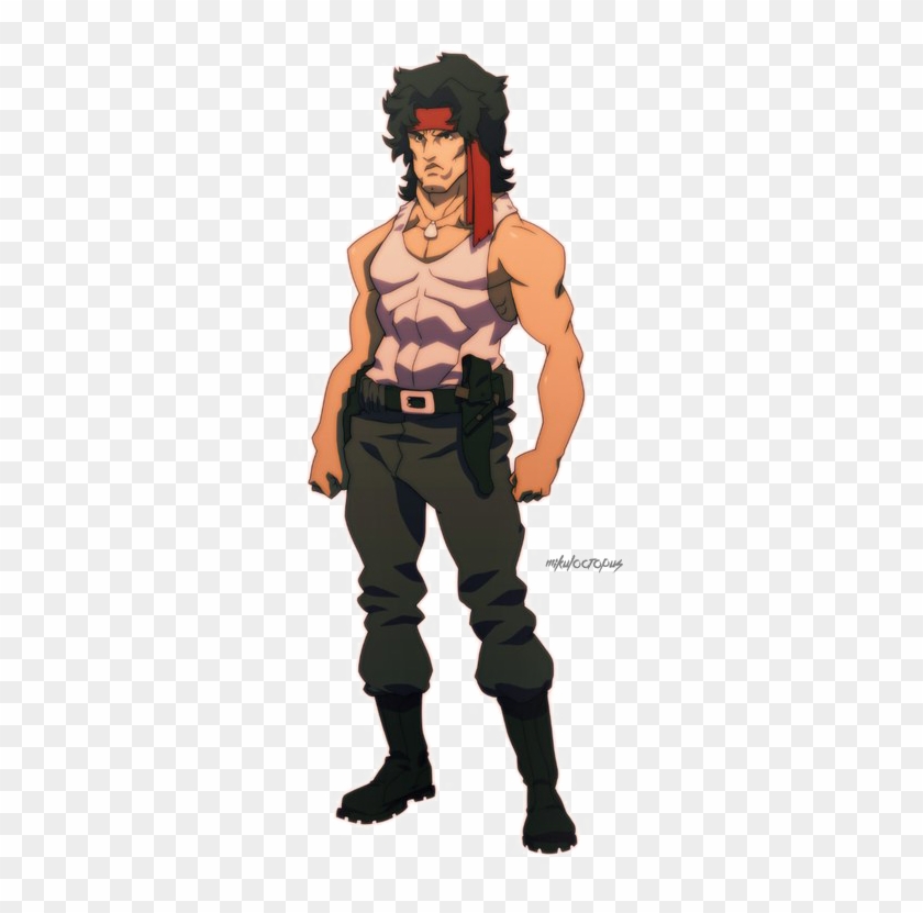 Rambo Png Image Background - Rambo Anime Clipart #680146