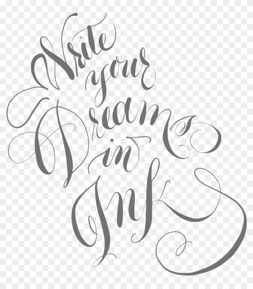 Write Your Dreams In Ink Clipart #680461