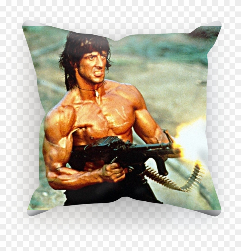 Rambo Collection ﻿sublimation Cushion Cover - Sylvester Stallone Rambo 1 Clipart