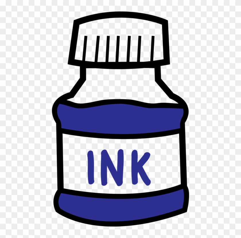 Ink Brand Bottle Logo Technical Support - Ink Bottle Ink Clipart - Png Download #680654