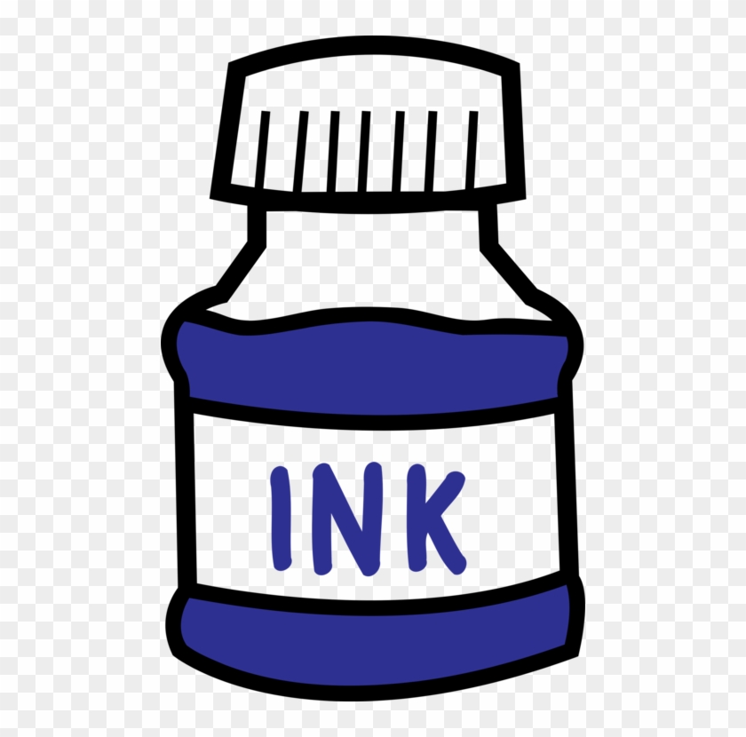 Ink Brand Bottle Logo Technical Support - Ink Bottle Ink Clipart - Png Download