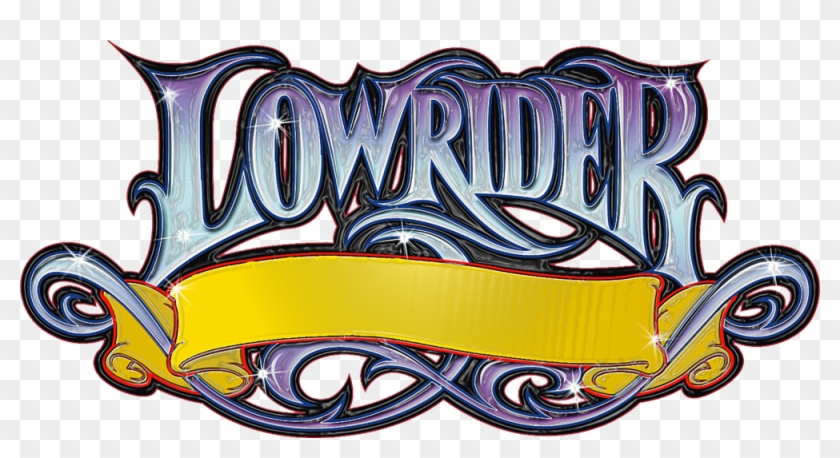 Lowrider Font Banner - Lowrider Font Clipart #680784