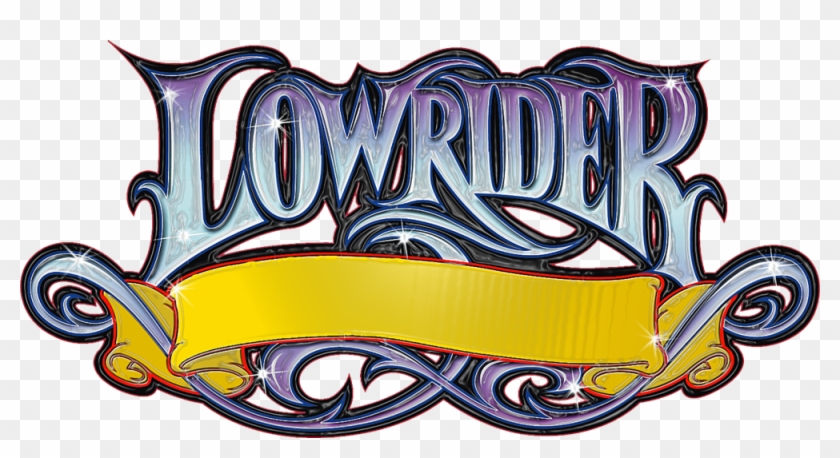 Lowrider Font Banner - Lowrider Font Clipart