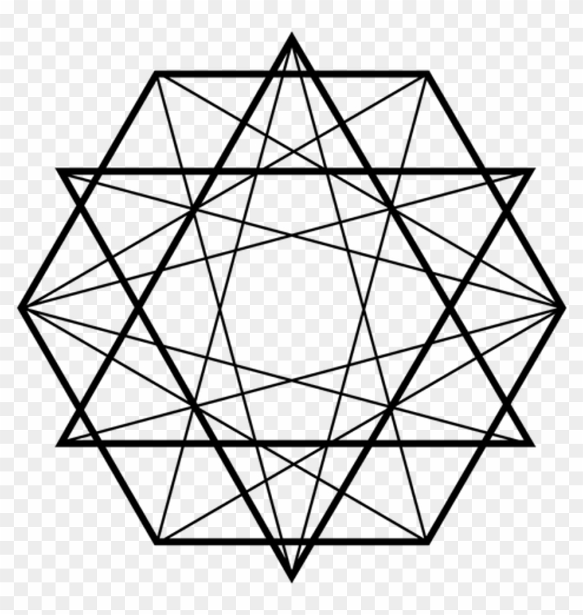 Geometric Sticker - Kabbalah Protection Symbols Clipart