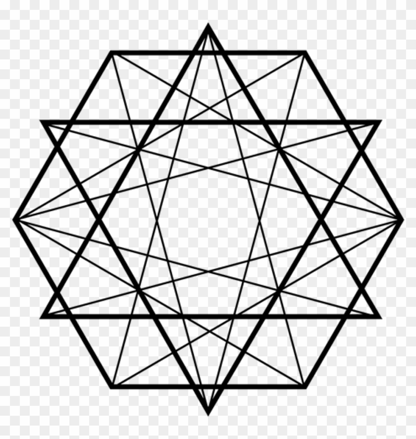 Geometric Sticker - Kabbalah Protection Symbols Clipart #680827