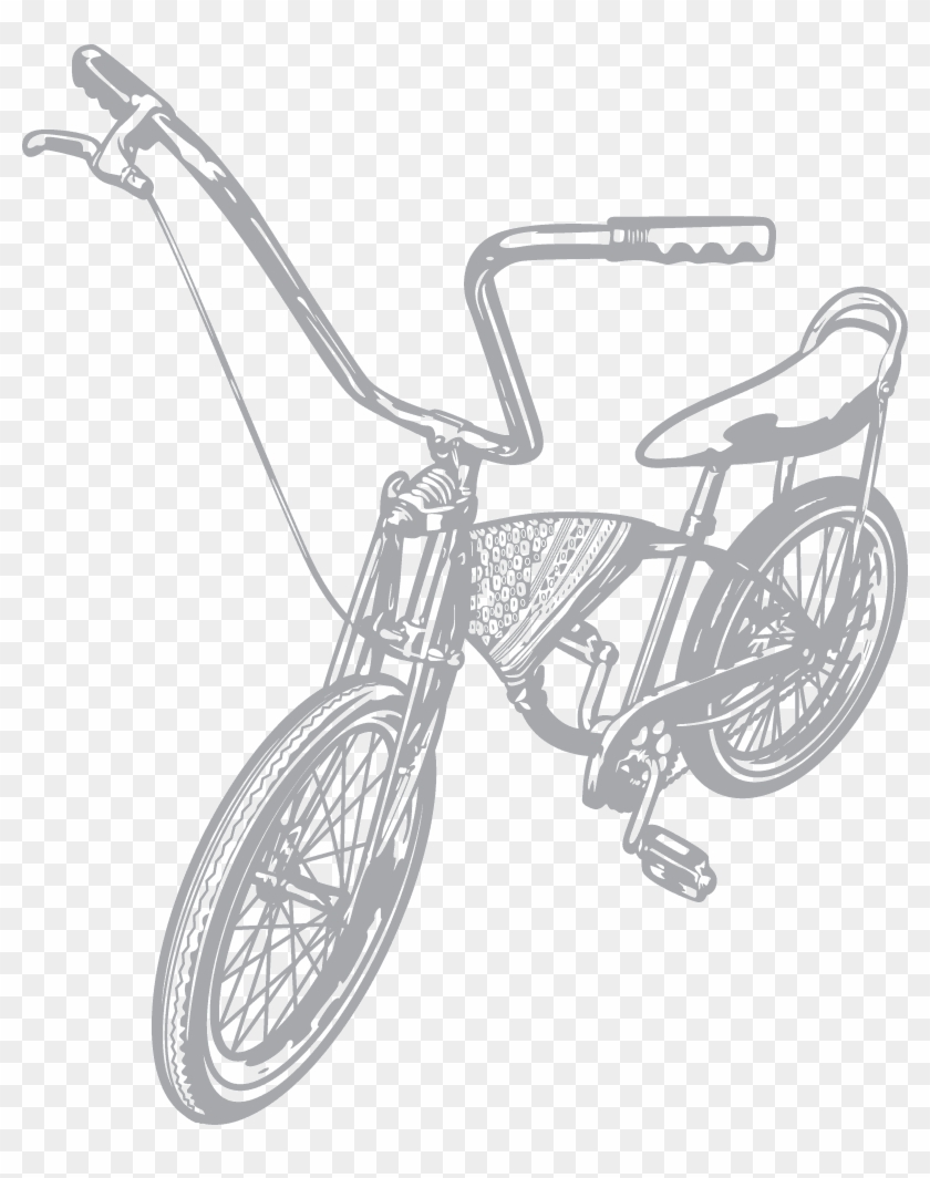 Illustration Bmx Lowrider - Bmx Bike Clipart