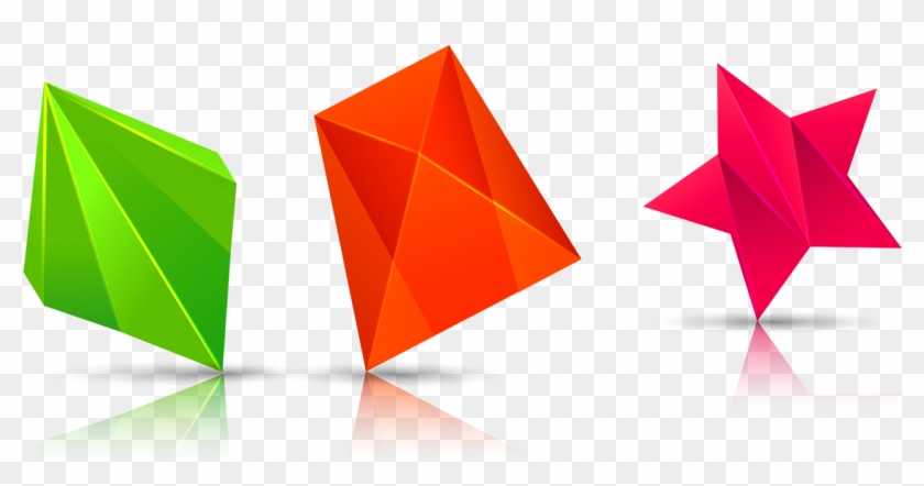 Geometry Plot Shape Colorful - Triangle Clipart