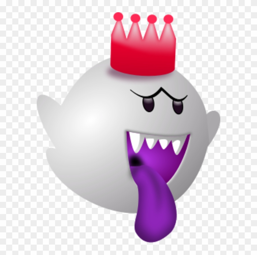 Mad Face Clip Art Free - King Boo Coloring Pages - Png Download #681362