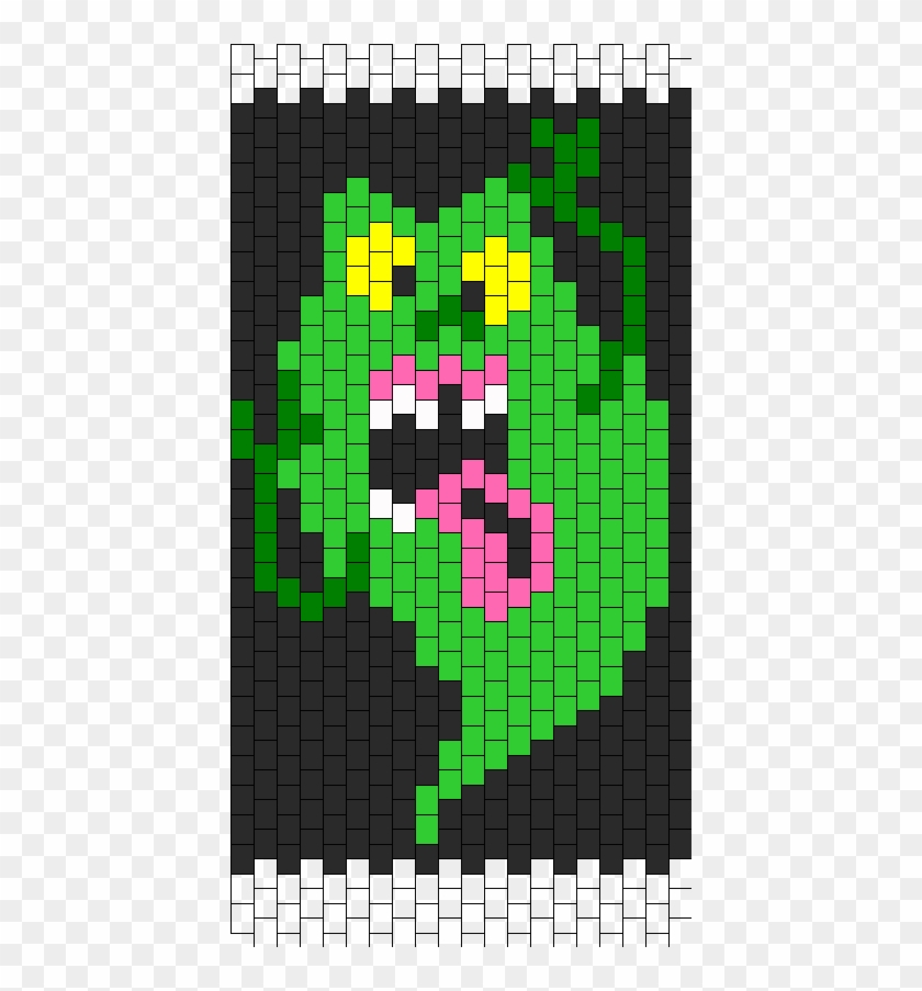 Slimer Bead Pattern - Illustration Clipart