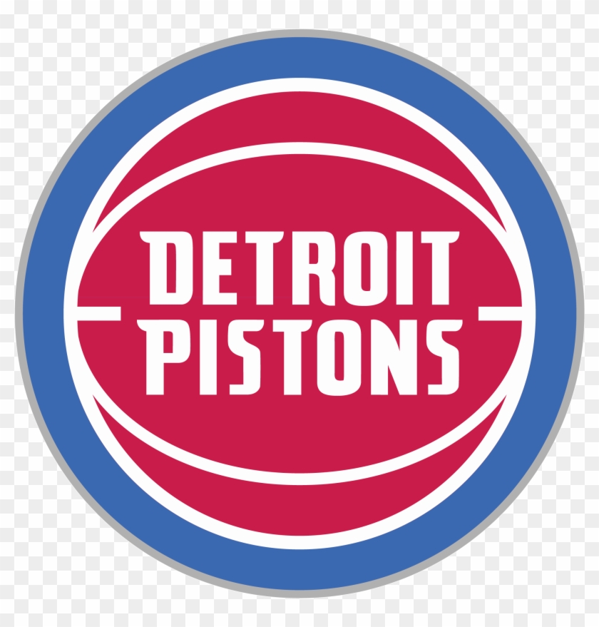 Detroit Pistons Logo Interesting History Of The Team - Circle Clipart