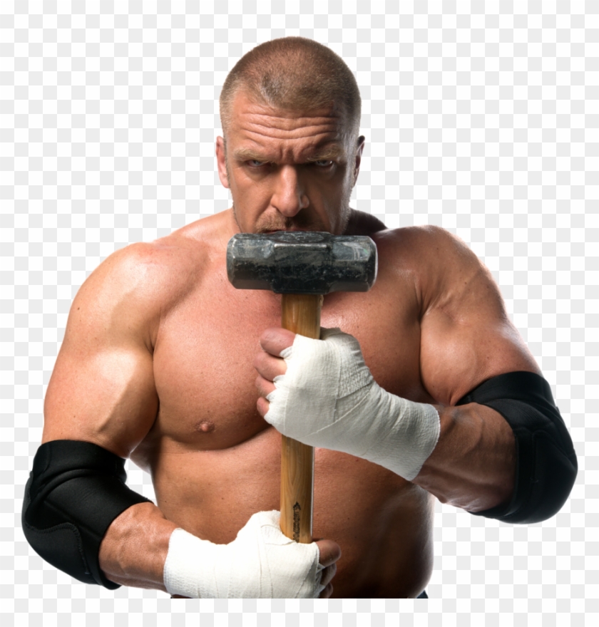 Triple H Png Photo - Triple H With Hammer Clipart #681695