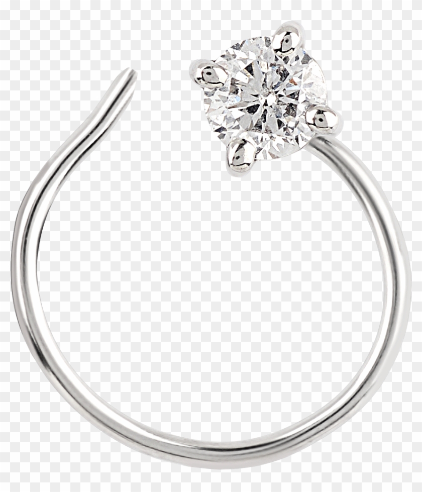 Orra Platinum Nosepin Designs - Engagement Ring Clipart #681909