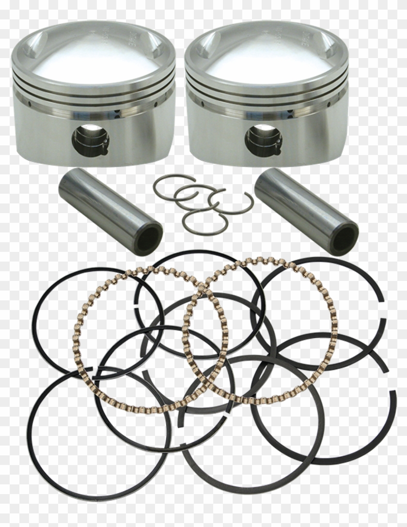 S&s® Forged 3 5/8" Bore Piston Sets For 1936-'84 Hd® - Circle Clipart