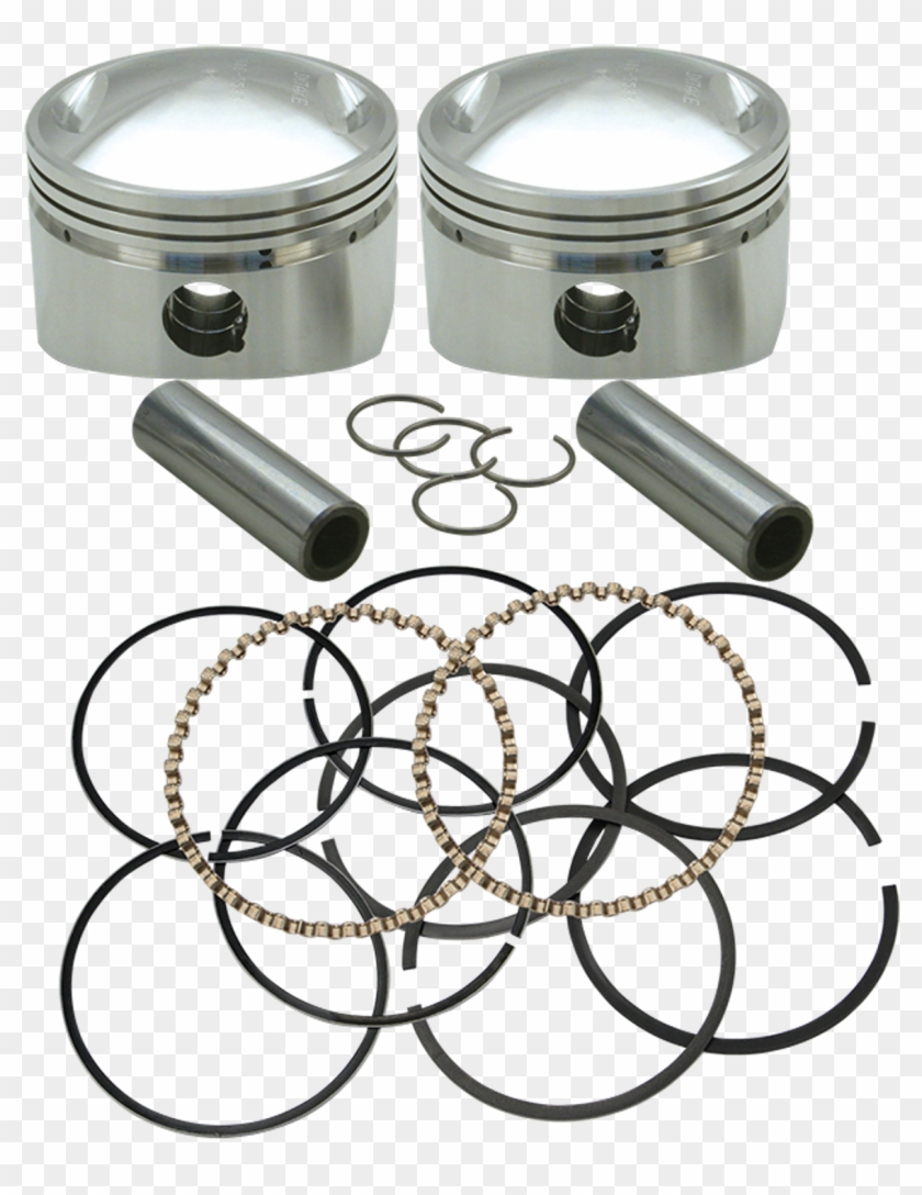 S&s® Forged 3 5/8" Bore Piston Sets For 1936-'84 Hd® - Circle Clipart #682186
