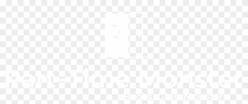 Part-time Monster - Johns Hopkins Logo White Clipart