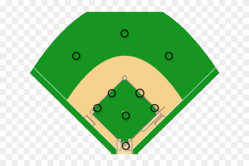 Diamonds Clipart Baseball Field - Baseball Field Top - Png Download
