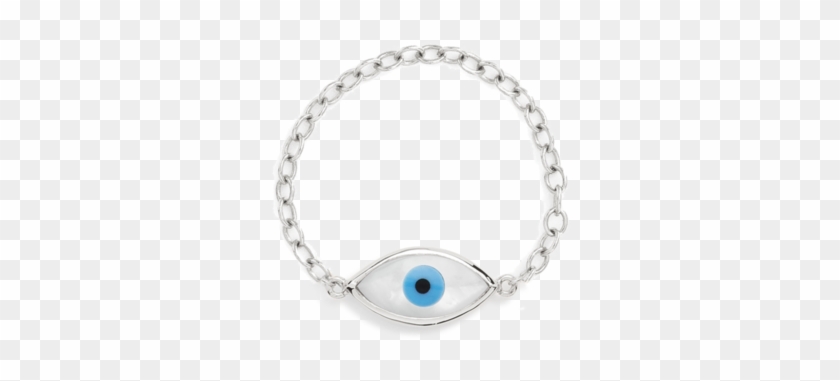 Evil Eye Chain Ring - Bracelet Clipart #682462