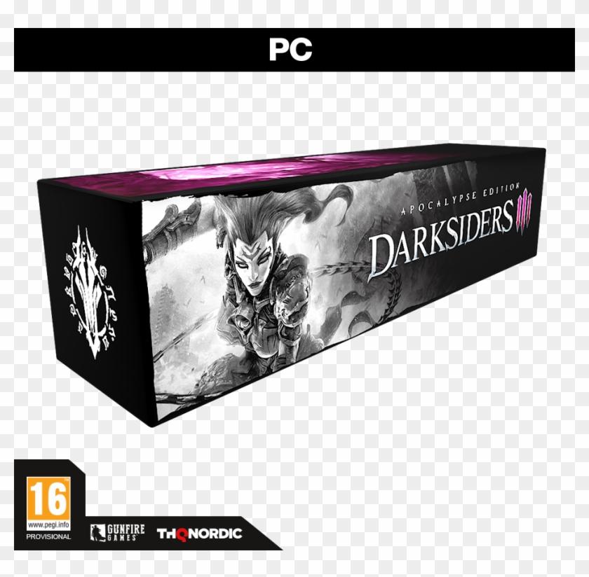 Pc 3d Packshot Pegi 2018 08 29 - Darksiders 3 Collector's Edition Ps4 Clipart #682973